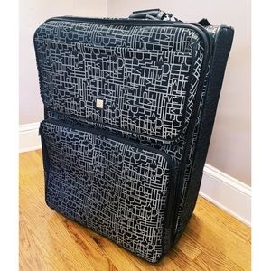 NWT Diane Von Furstenberg 30inch designer wheeled luggage suitcase new